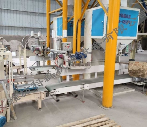 科磊敞口袋包装机客户使用现场